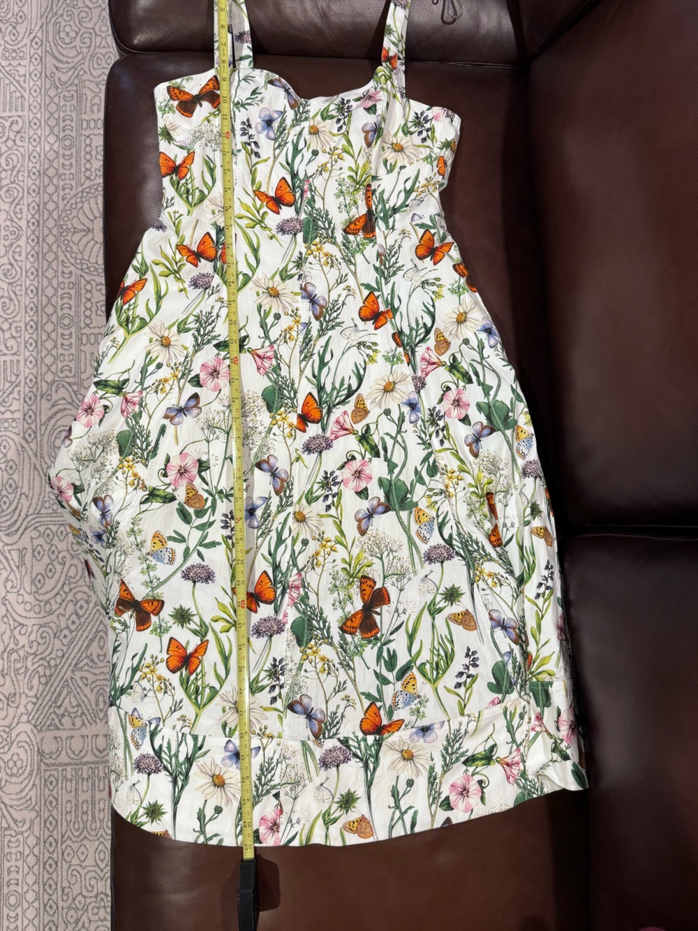 Avec Les Filles White Floral & Butterfly Maxi Dress - Picture 13 of 14